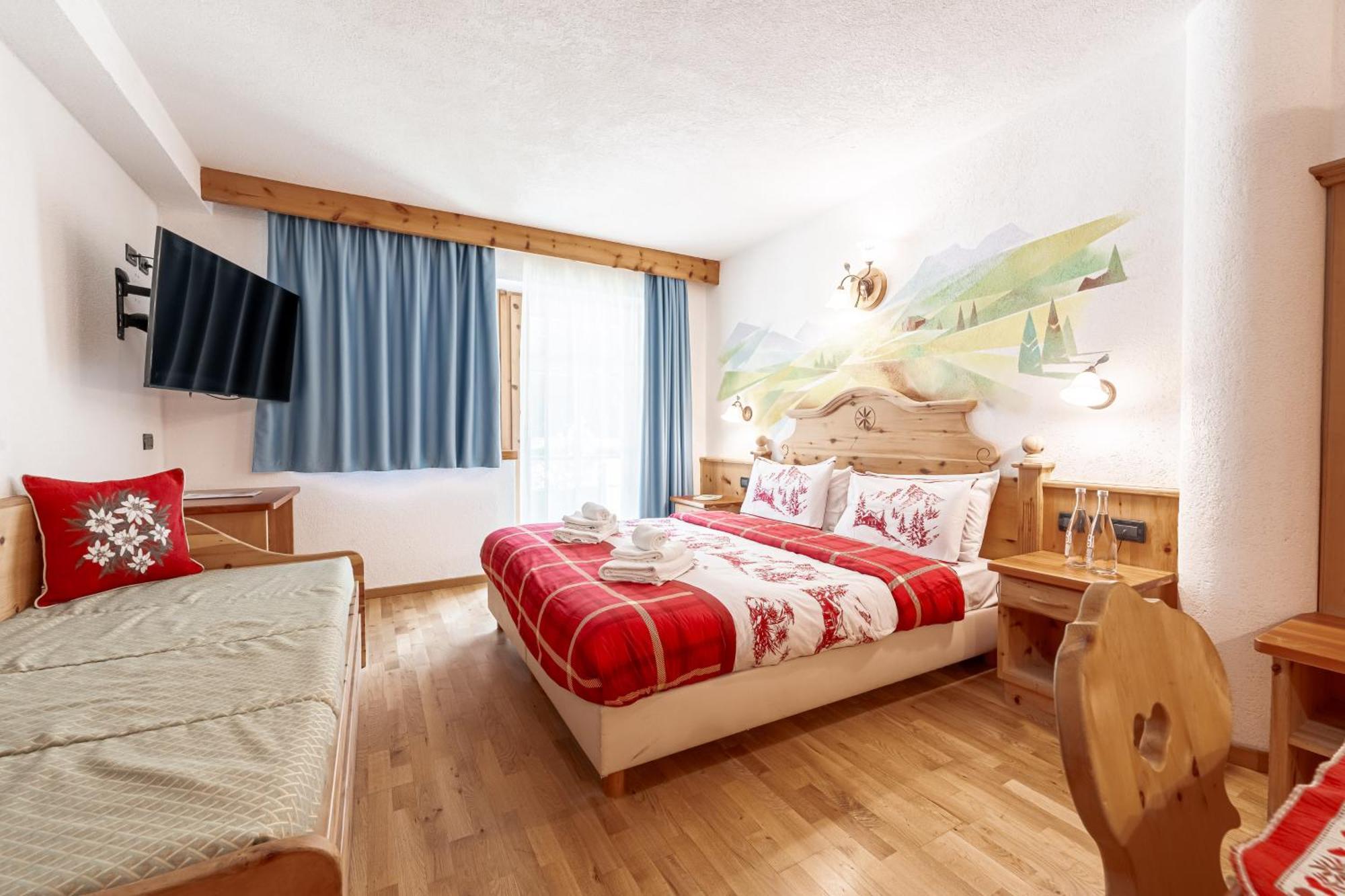 Hotel Villetta Maria Cottage Canazei Exteriér fotografie