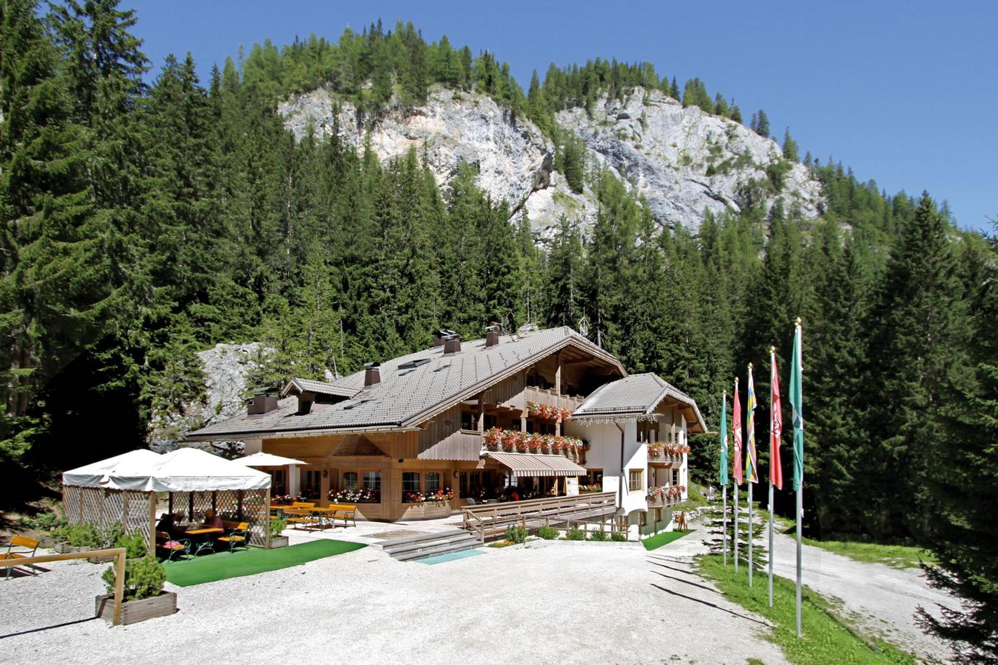 Hotel Villetta Maria Cottage Canazei Exteriér fotografie